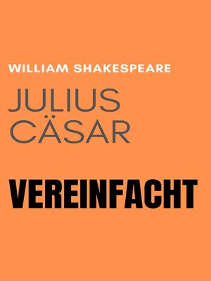 cover image of Julius Cäsar Vereinfacht